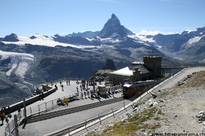Gornergrat Bergstation mit Matterhorn